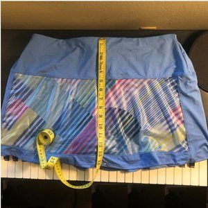 Lucky in Love Count Me In Skort XXL in Blue Marine Shimmer